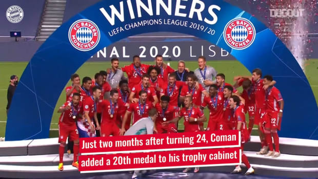 Kingsley Coman's incredible trophy haul
